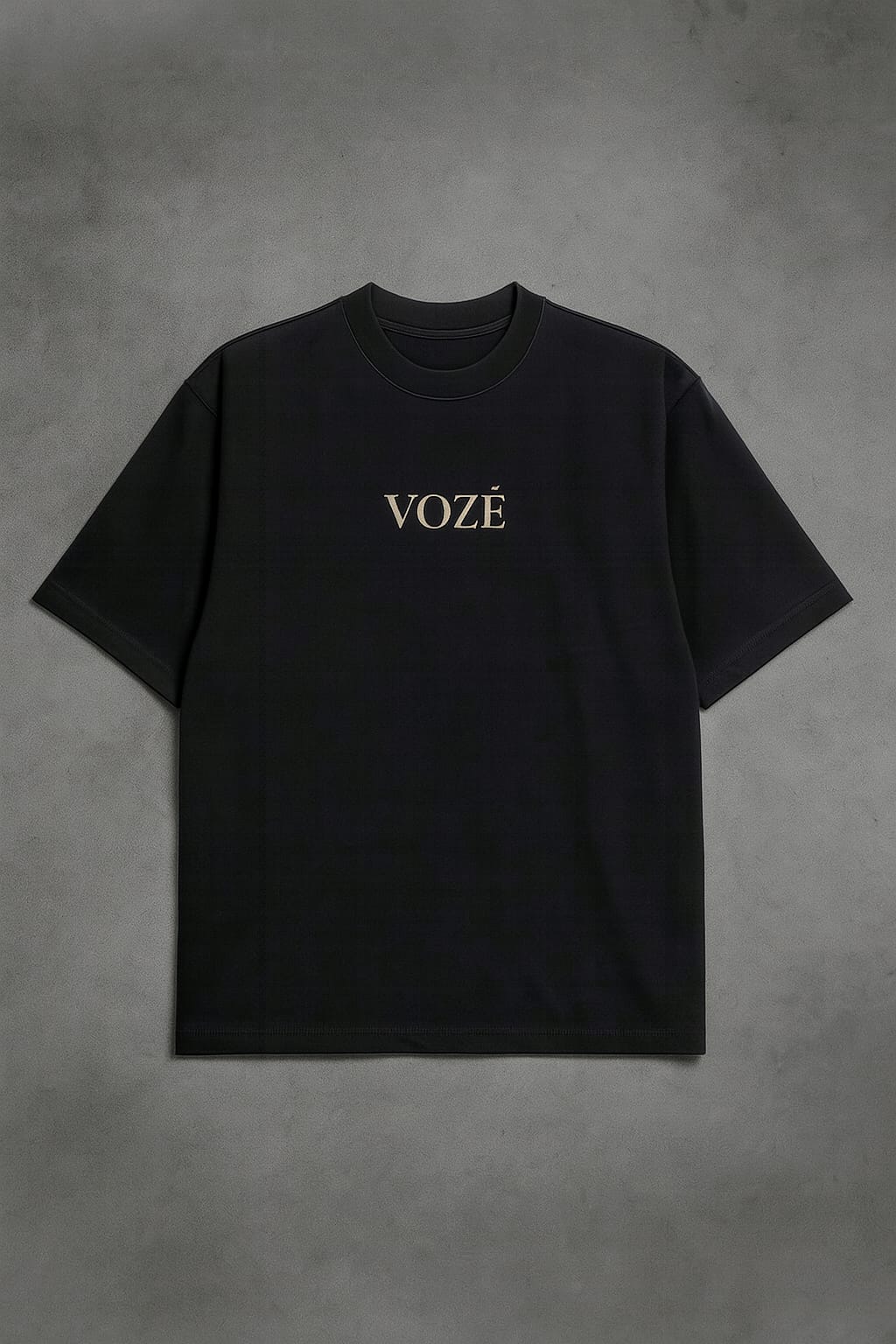 VOZÉ Oversized T-Shirt – Gothic Raven | Black Edition